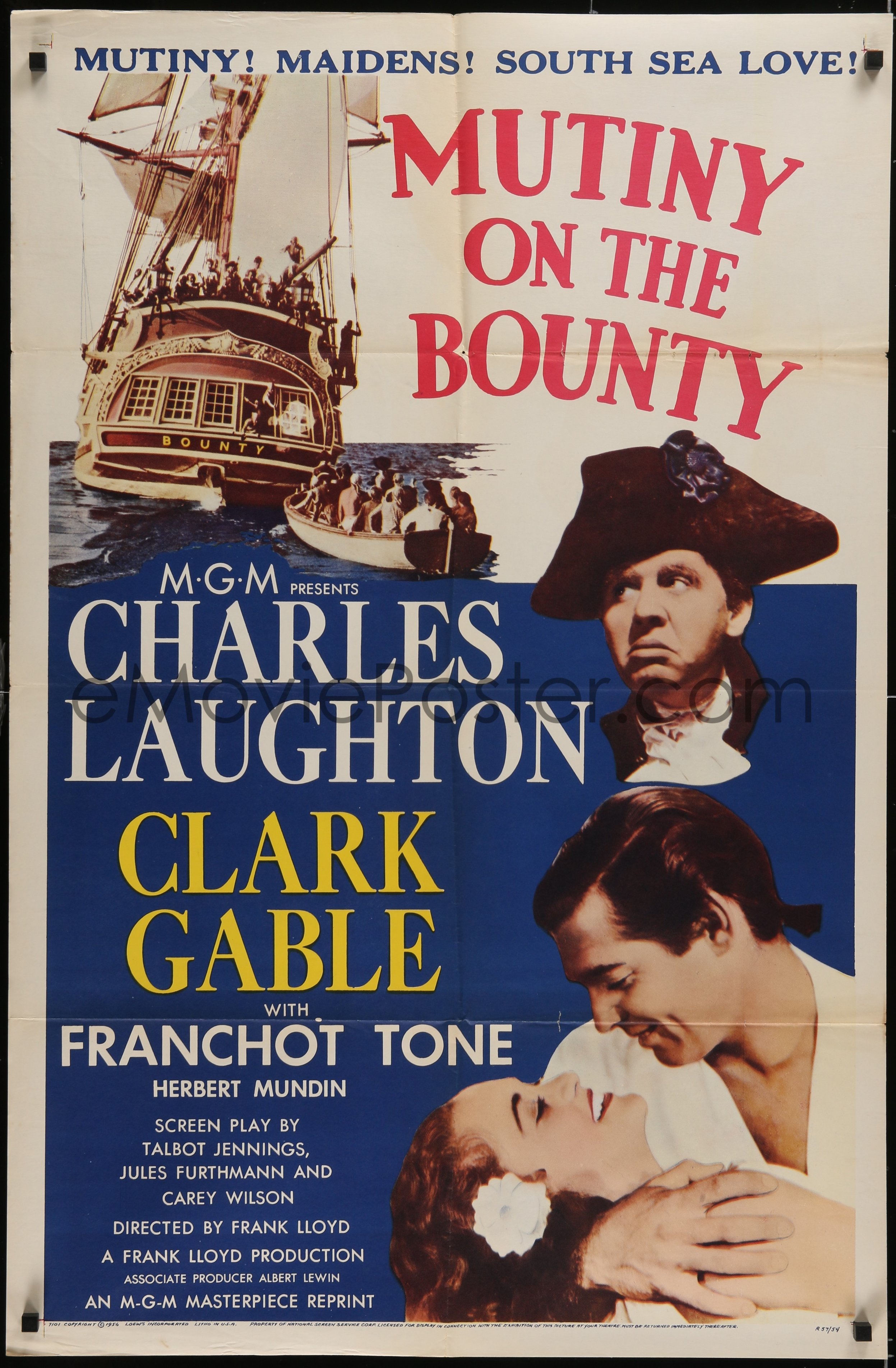 Mutiny on the Bounty poster